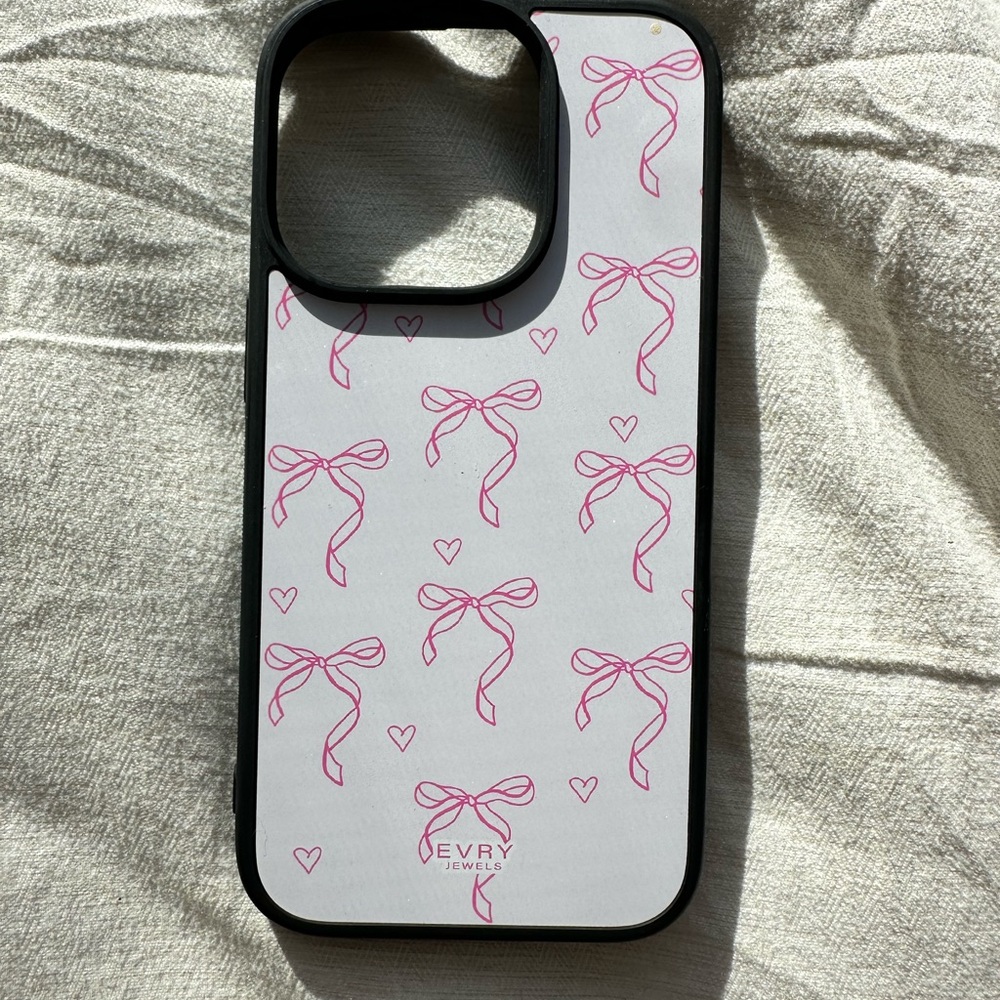 Evry Jewelry Pink Bow Phone Case